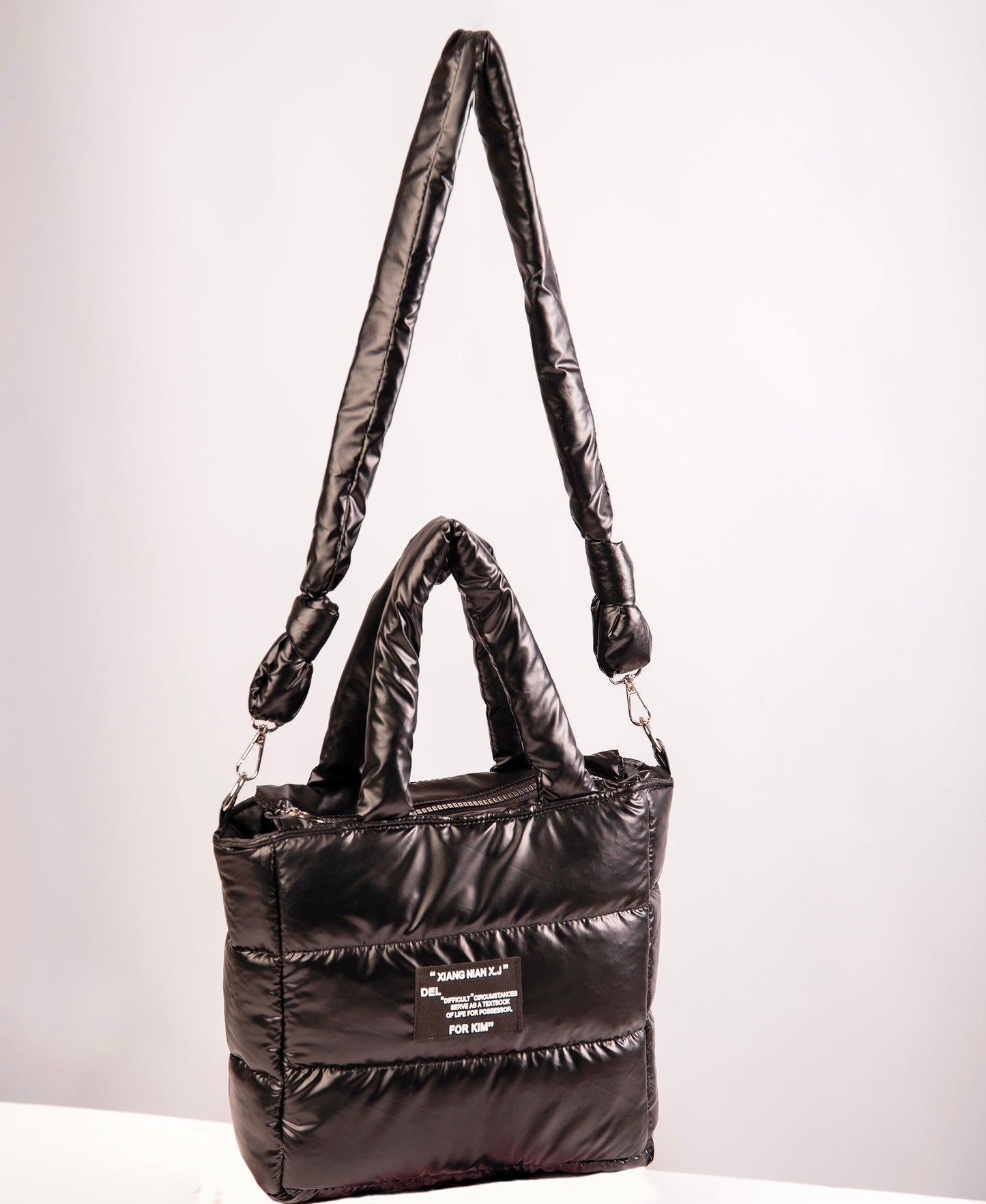 Ora Puffer Bag - Black
