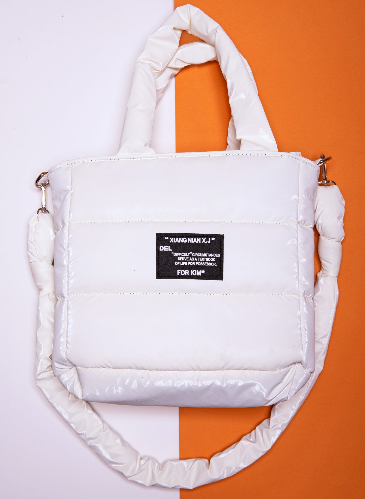 Ora Puffer Bag - Off-White
