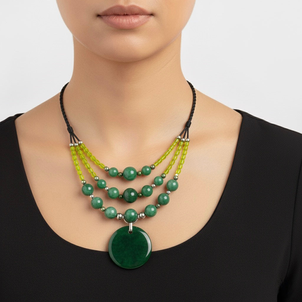 Verdant Cascade Necklace - ORA