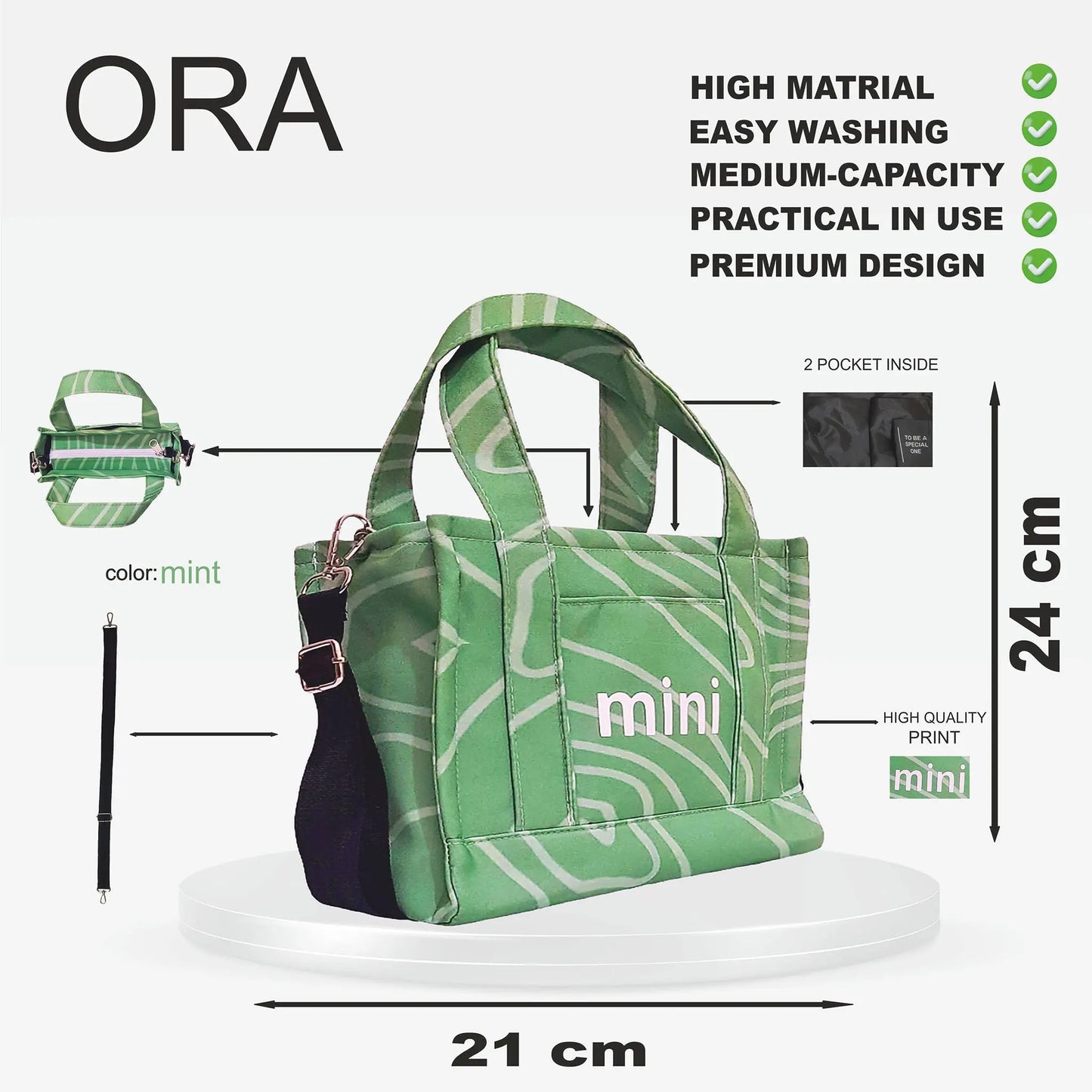 Mini Bag - Mint - ORA