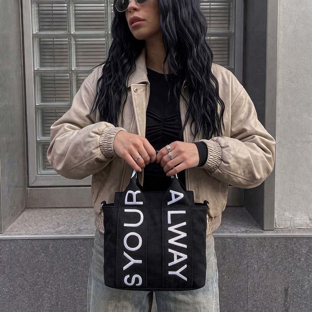 Letters Bag - Black - ORA