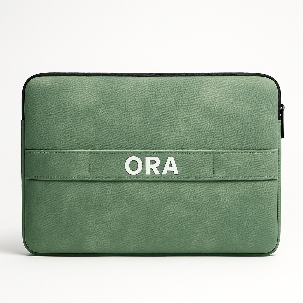 ORA Sentinel Laptop Sleeve in Sage - ORA