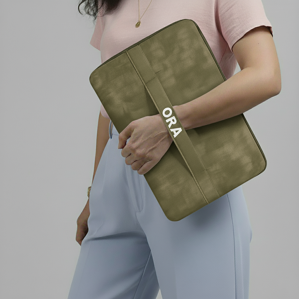 ORA Sentinel Laptop Sleeve in Khaki - ORA