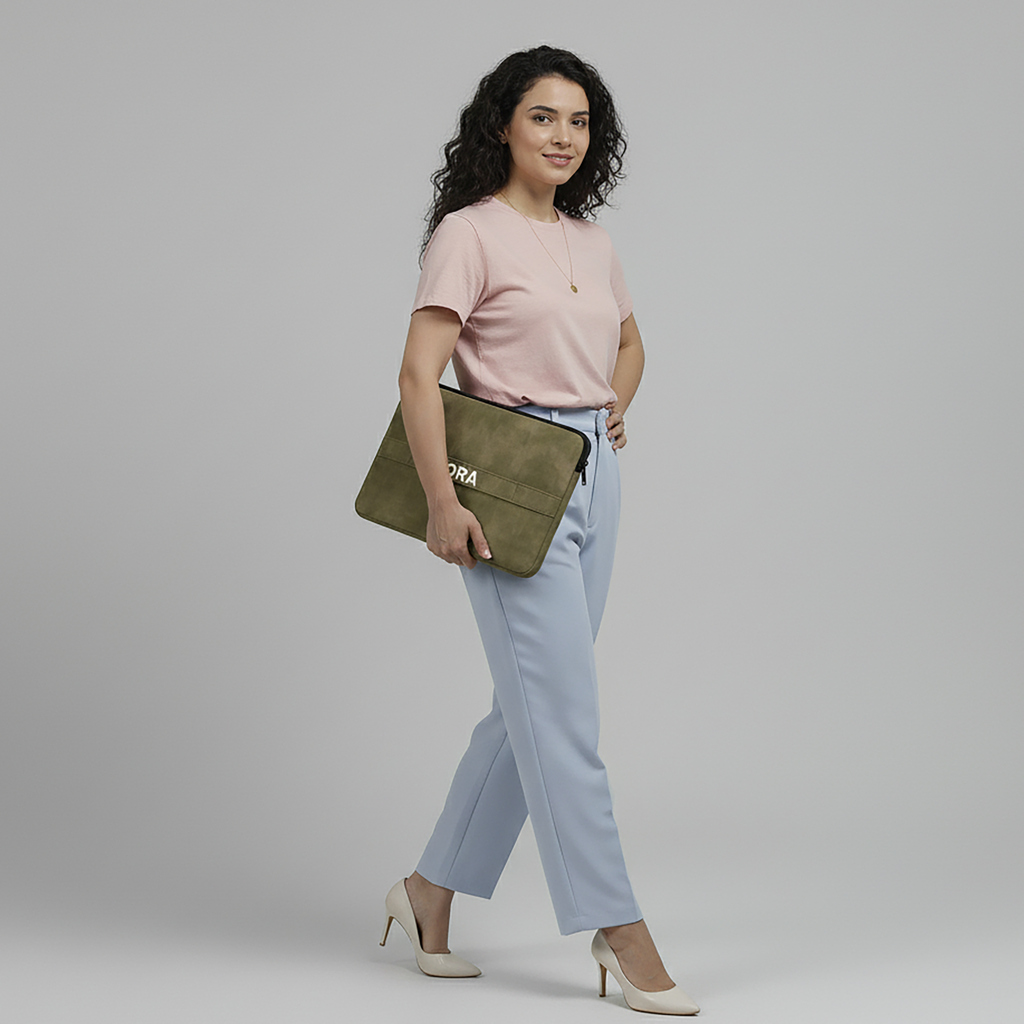 ORA Sentinel Laptop Sleeve in Khaki - ORA