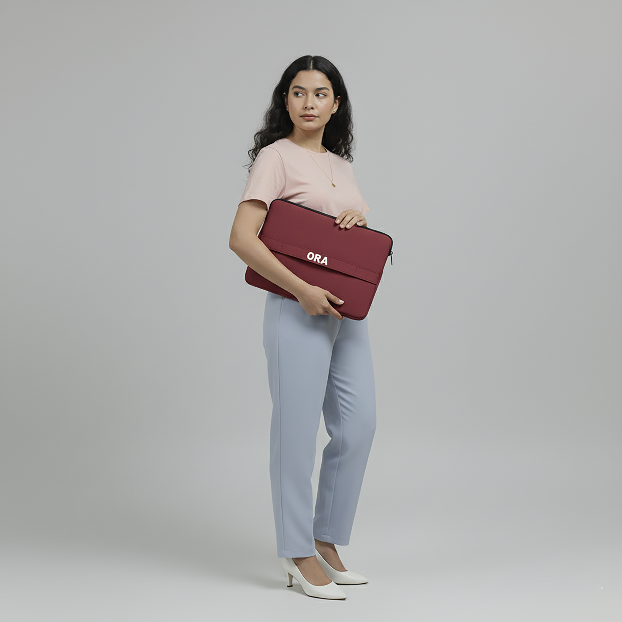 ORA Sentinel Laptop Sleeve in Crimson - ORA