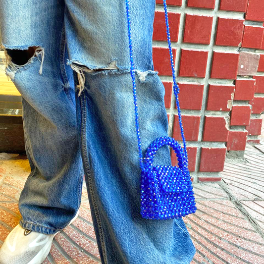 Blue Bucket Bag