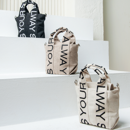 Letters Bag - Black