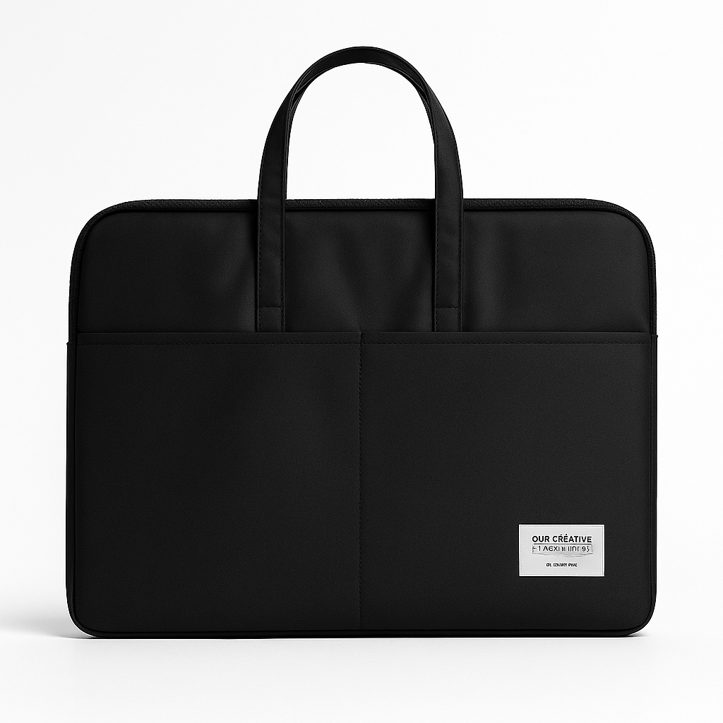 ORA Attache Laptop Bag-Black - ORA