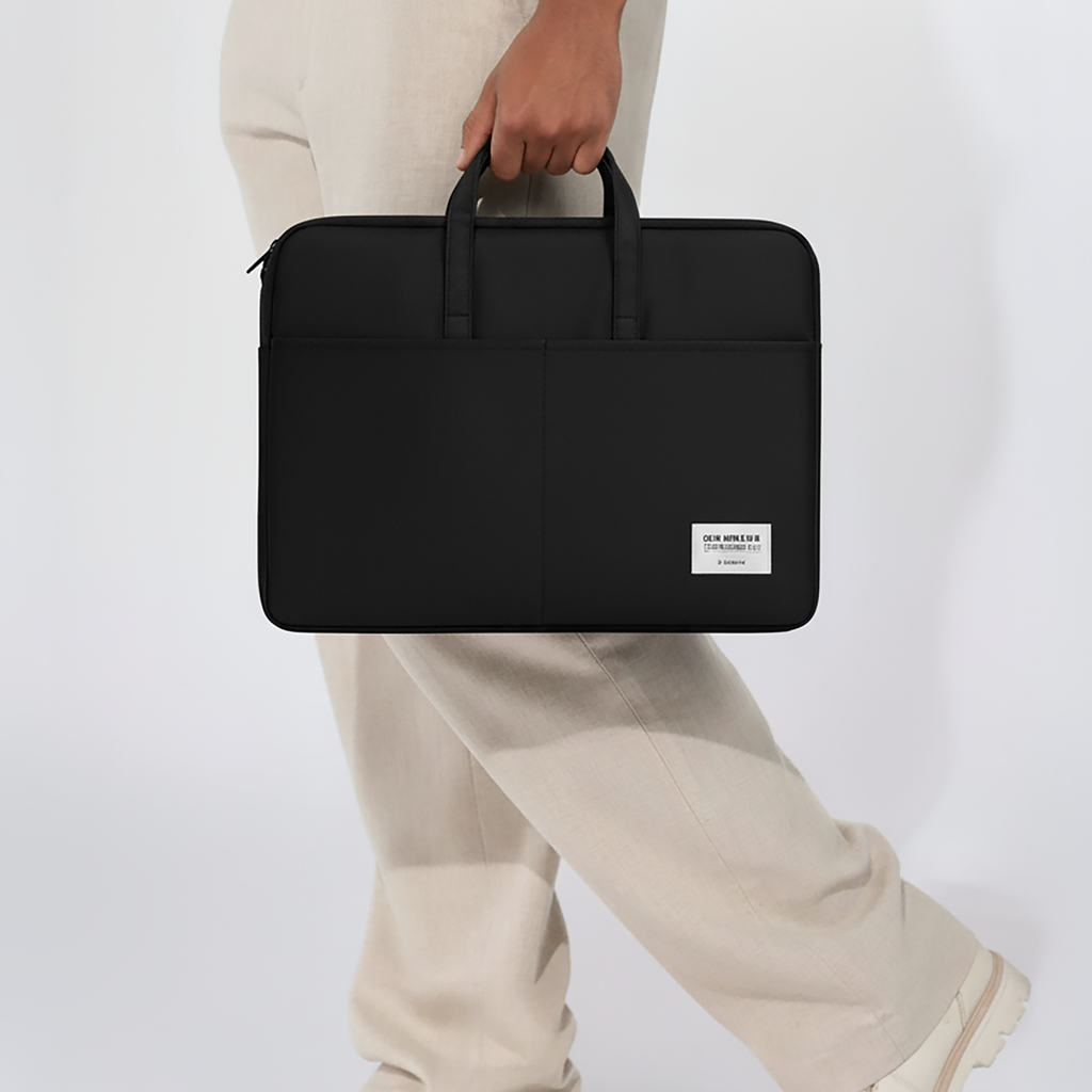 ORA Attache Laptop Bag-Black - ORA