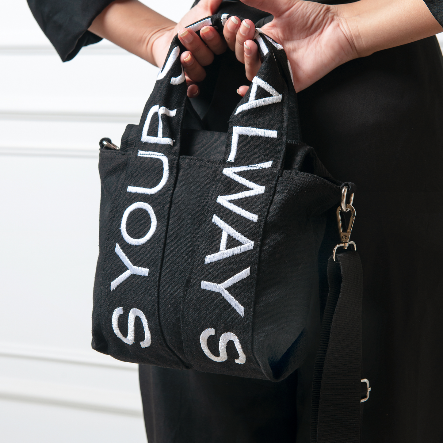 Letters Bag - Black