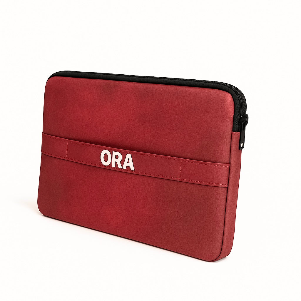 ORA Sentinel Laptop Sleeve in Crimson - ORA