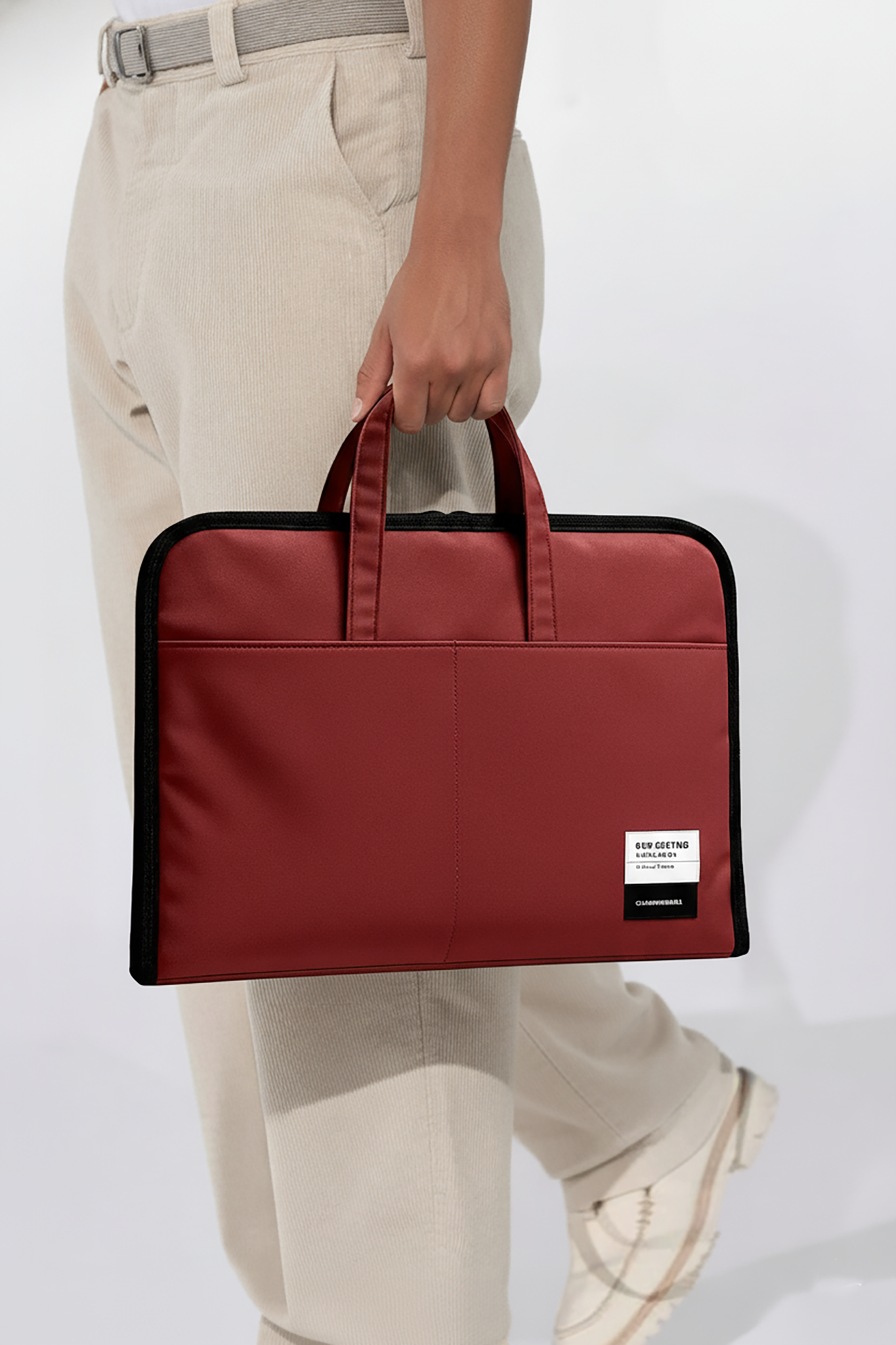 ORA Attache Laptop Bag-berry - ORA