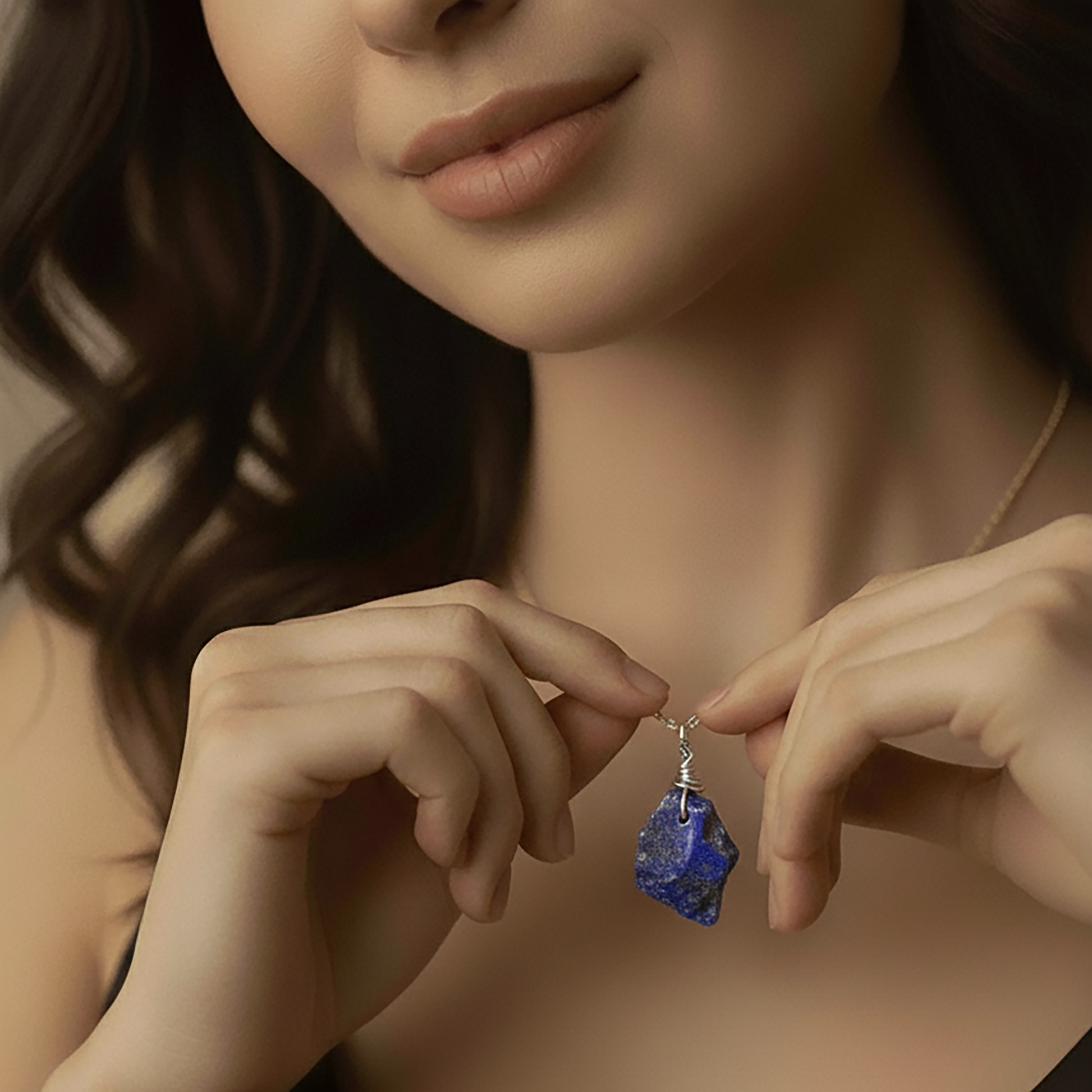 Stardust Lapis Necklace - ORA