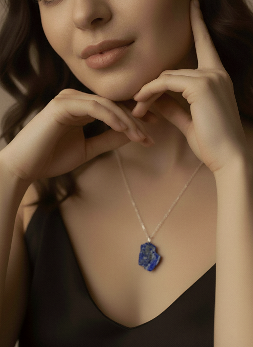 Stardust Lapis Necklace - ORA
