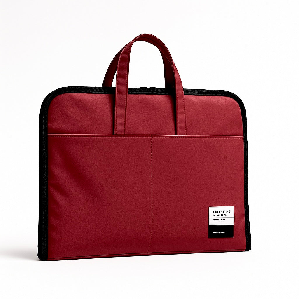 ORA Attache Laptop Bag-berry - ORA