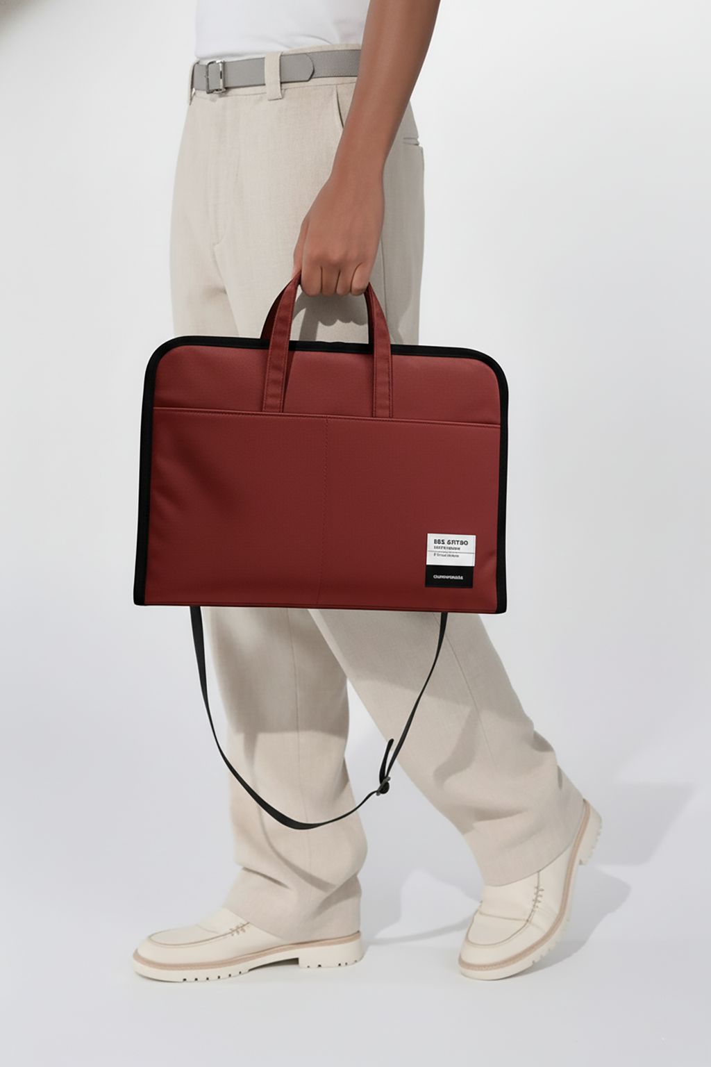ORA Attache Laptop Bag-berry - ORA