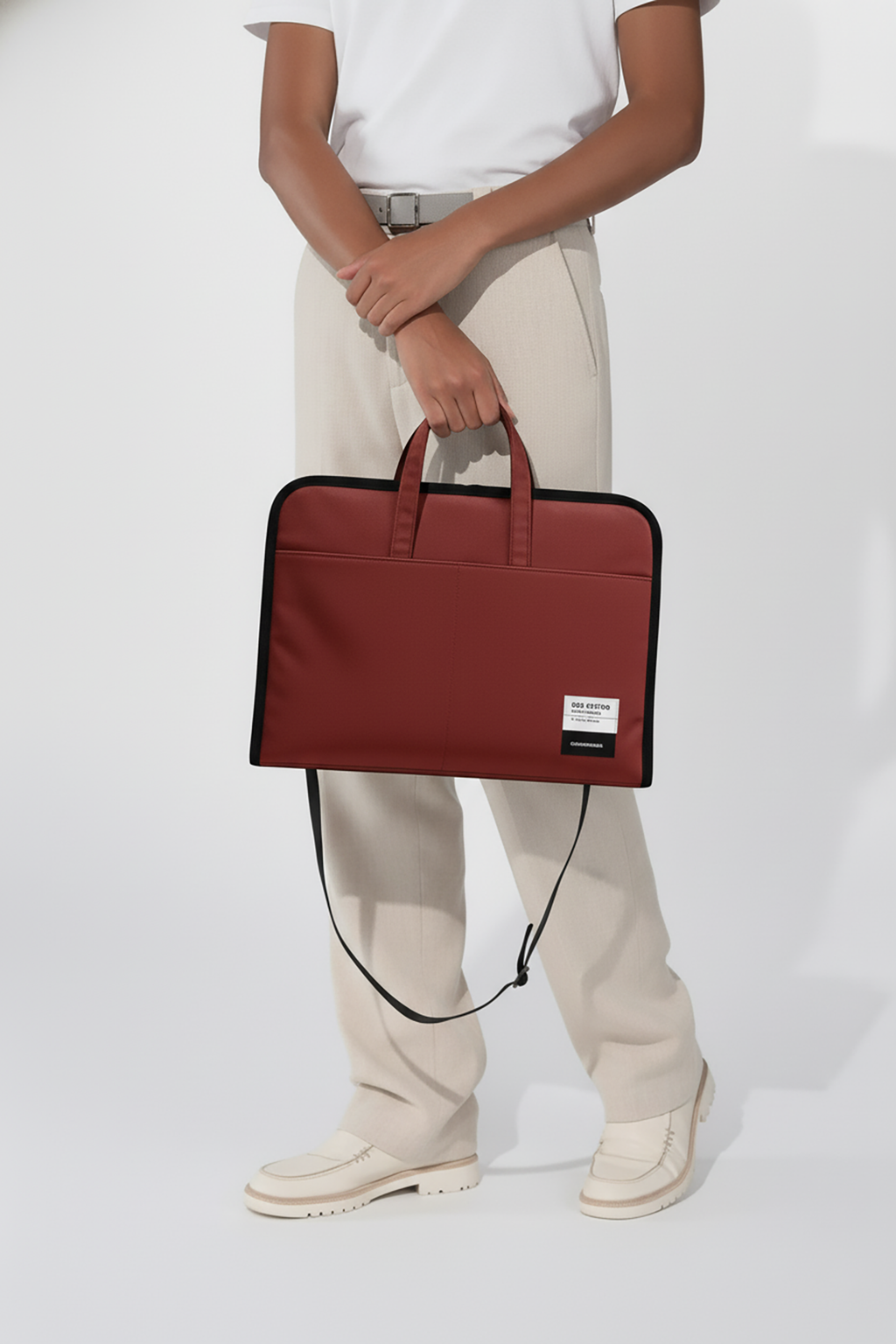 ORA Attache Laptop Bag-berry - ORA