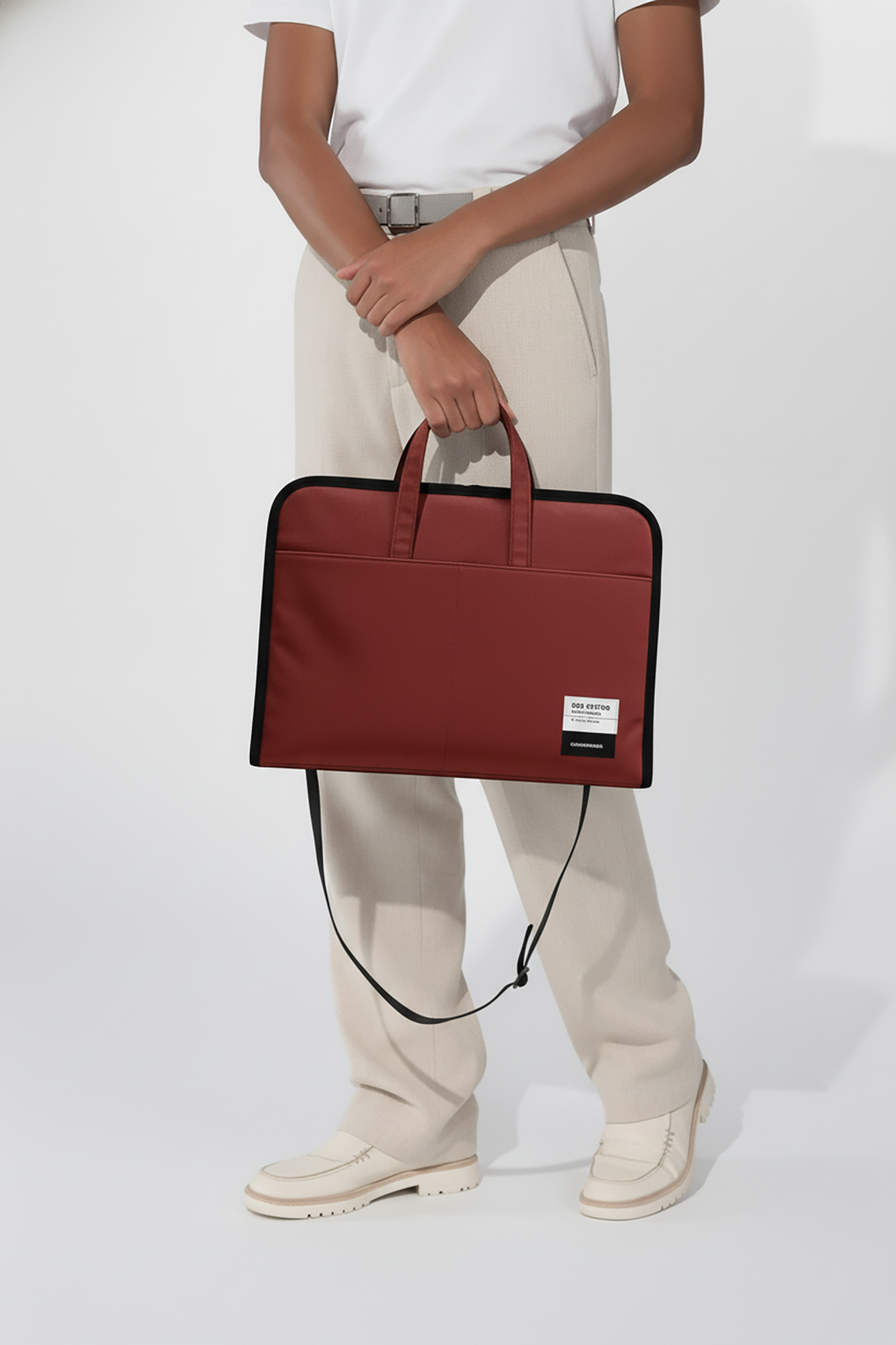 ORA Attache Laptop Bag-berry - ORA