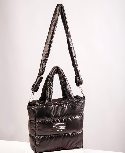 Ora Puffer Bag - Black