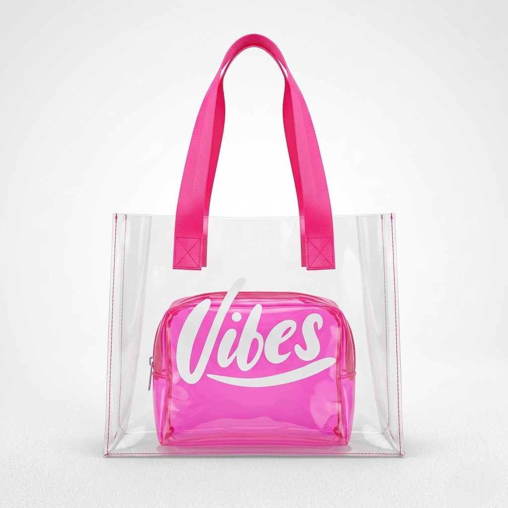 The Barbie Vibe Clear Tote - ORA
