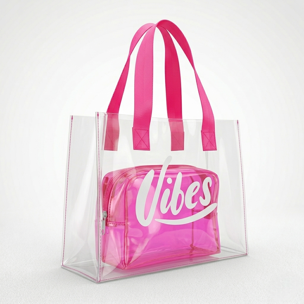 The Barbie Vibe Clear Tote - ORA