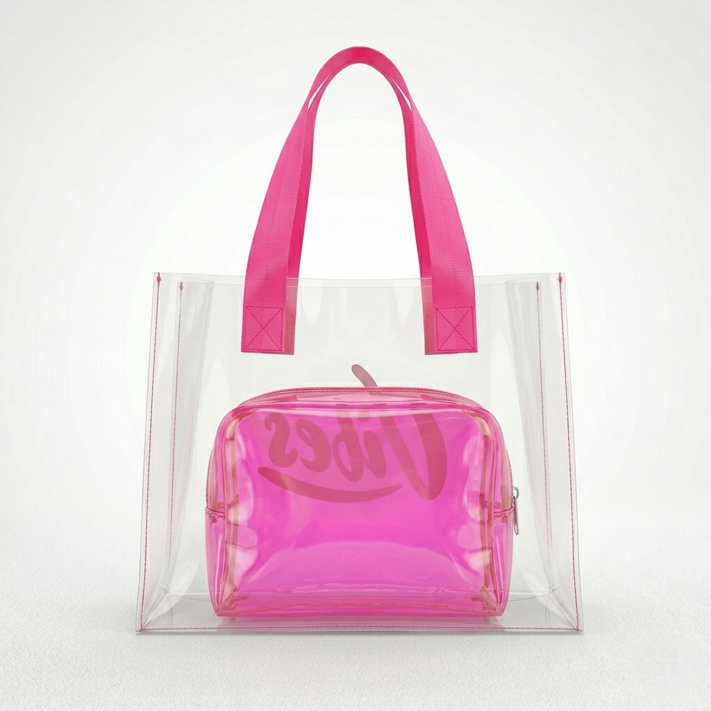 The Barbie Vibe Clear Tote - ORA