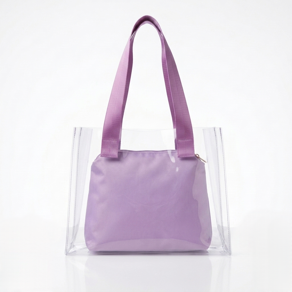 The Lavender Vibe Clear Tote - ORA