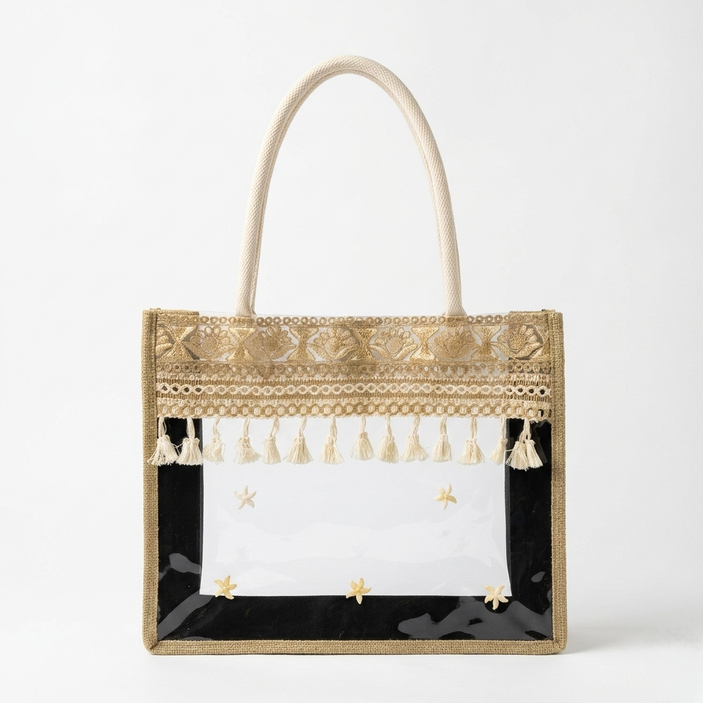 The Coastal Starfish Jute Tote - ORA