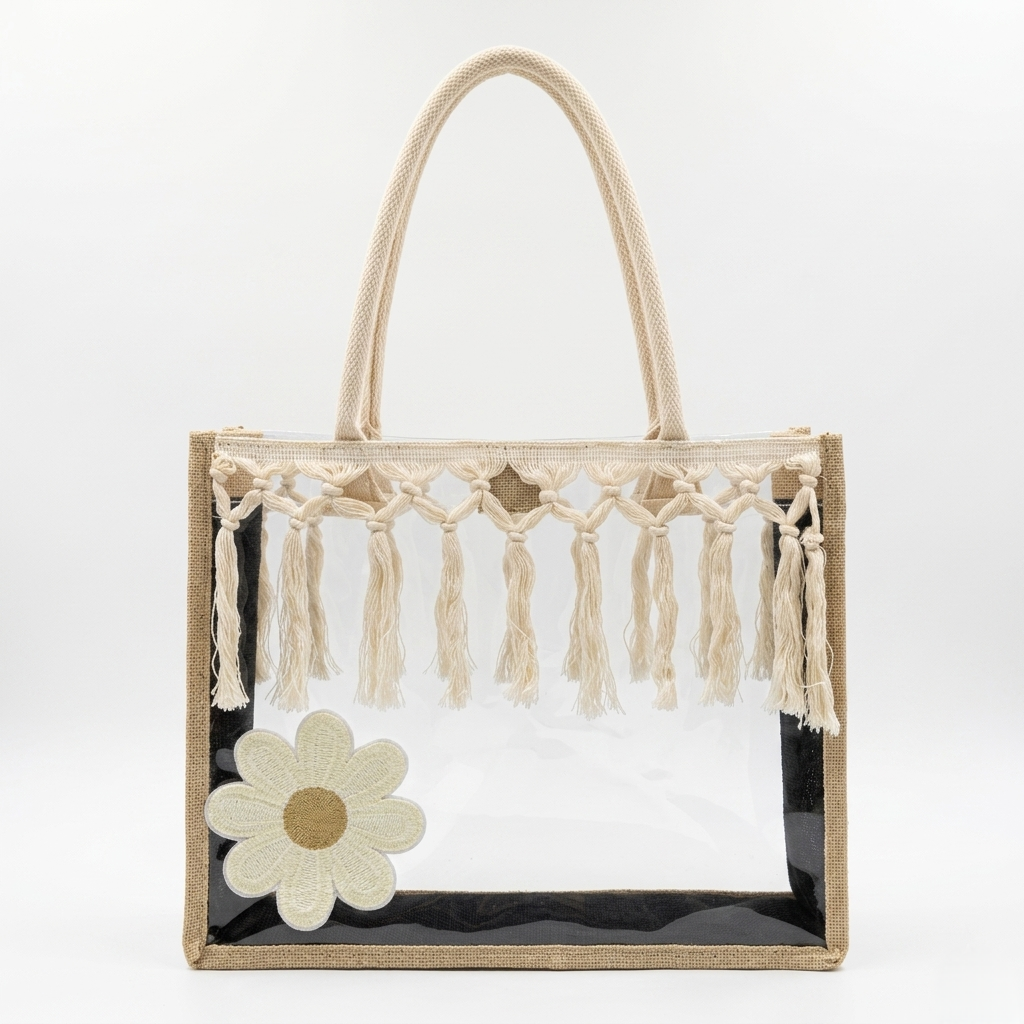 The Daisy Meadow Clear Tote - ORA