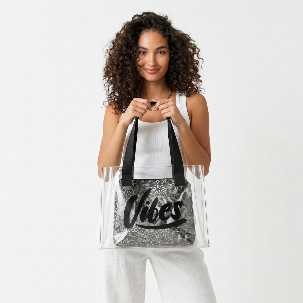 The Wild Vibe Clear Tote - ORA
