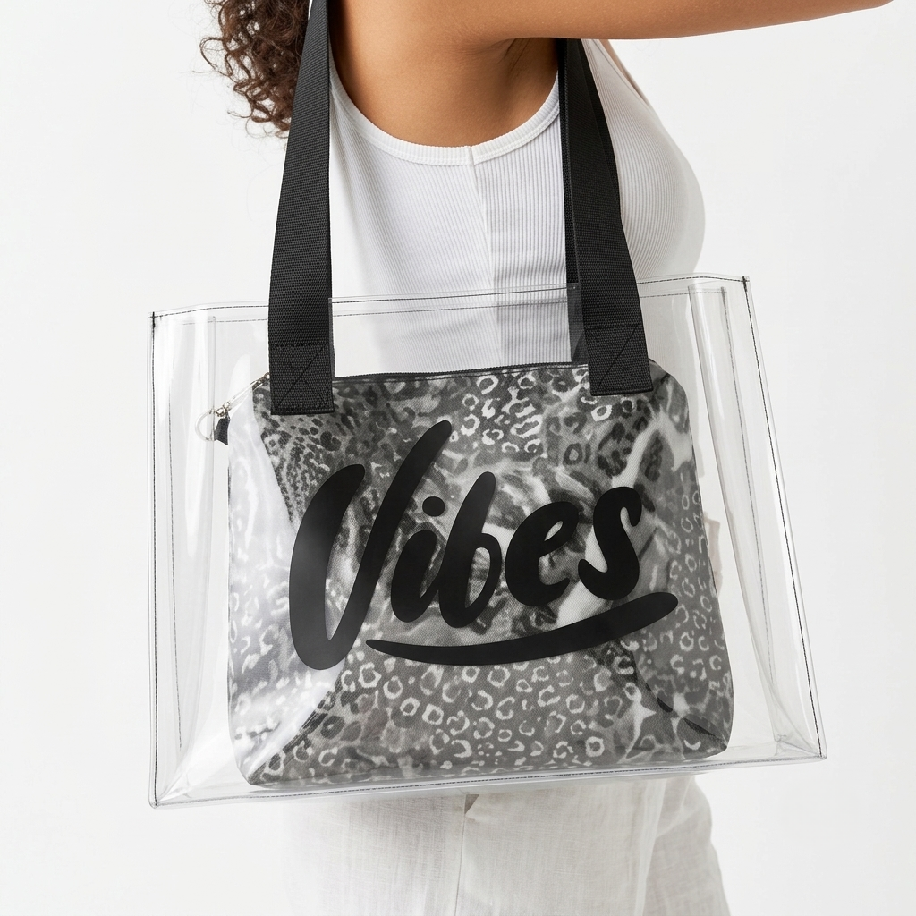 The Wild Vibe Clear Tote - ORA