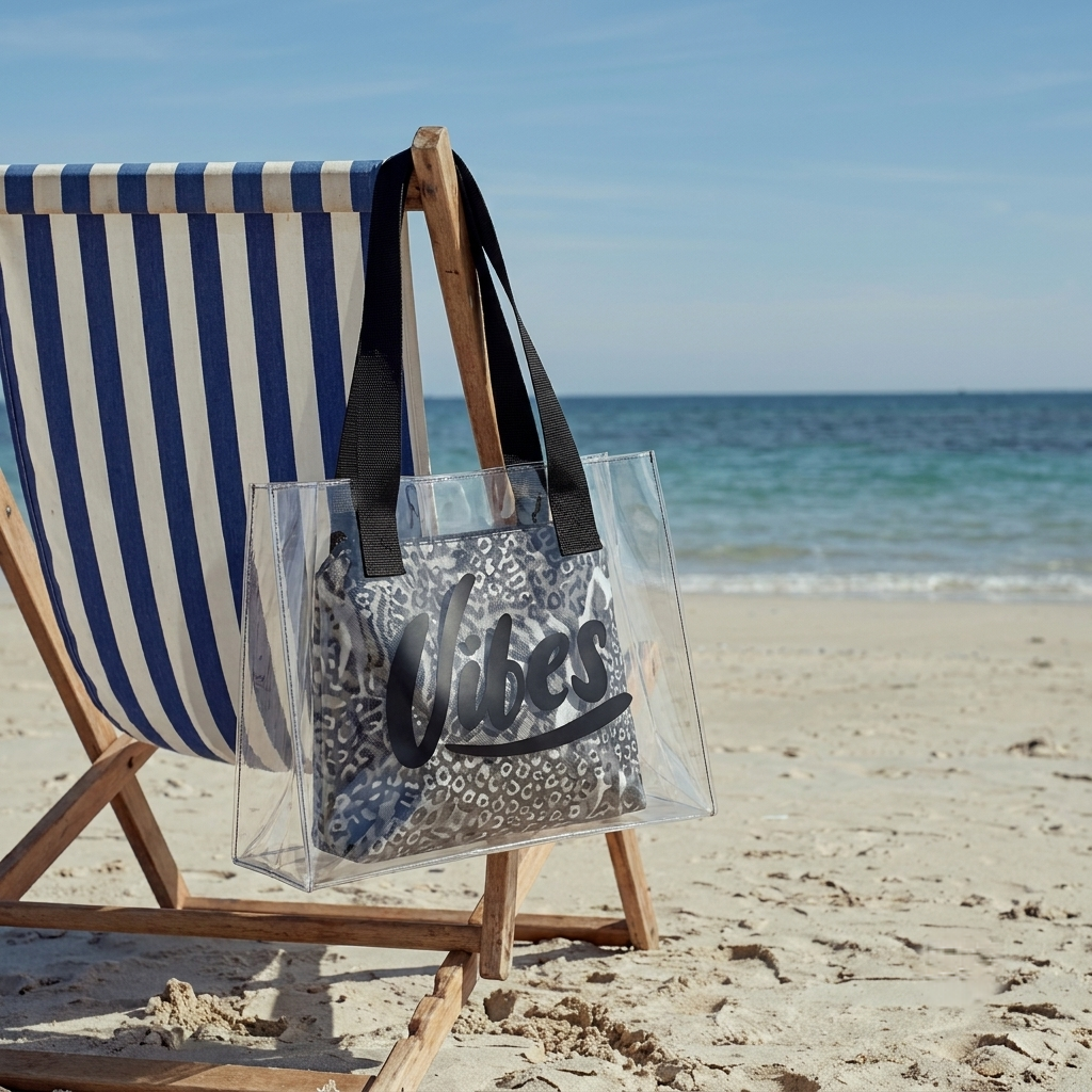 The Wild Vibe Clear Tote - ORA