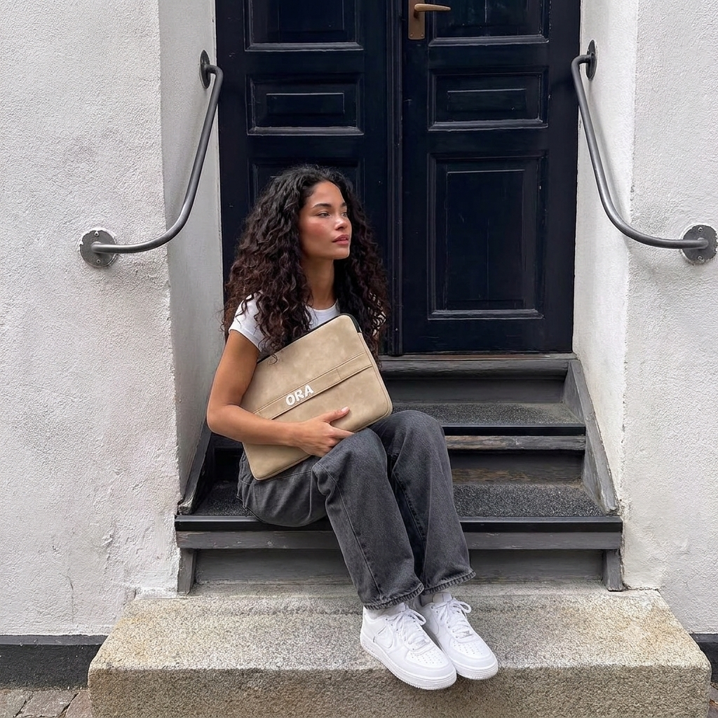 ORA Sentinel Laptop Sleeve in Sand Dune - ORA