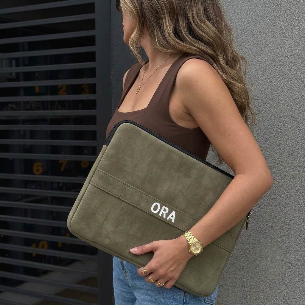 ORA Sentinel Laptop Sleeve in Khaki - ORA