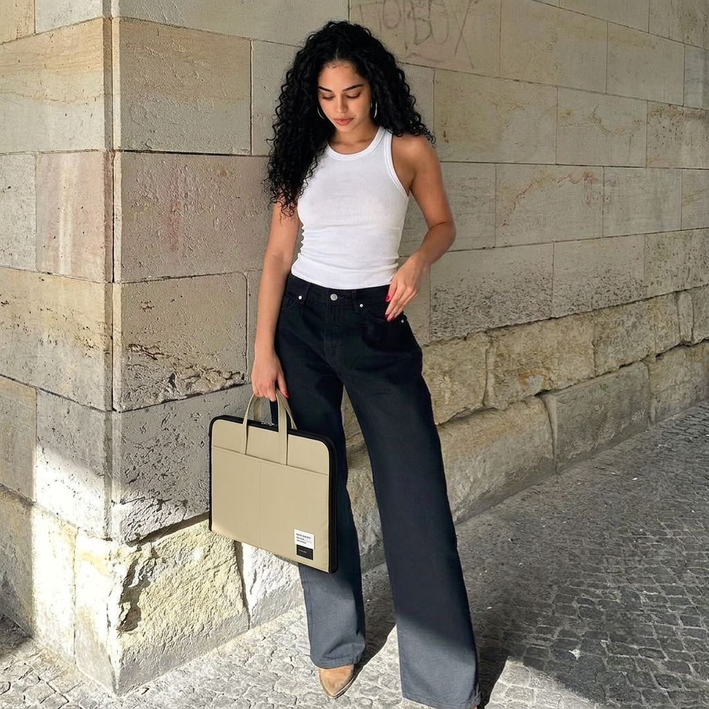 ORA Attache Laptop Bag-Trenchcoat - ORA