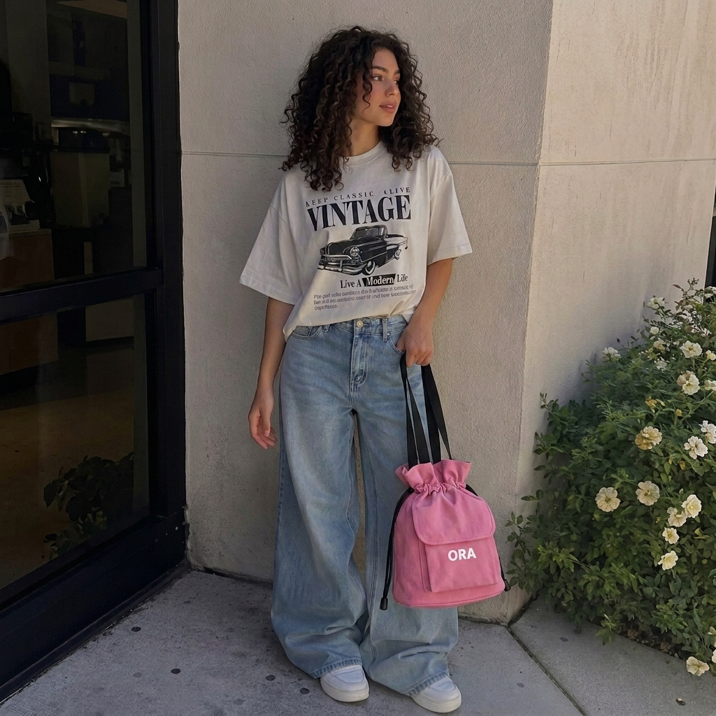 ORA Puff Bag – pink - ORA