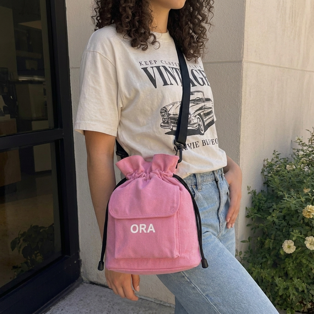 ORA Puff Bag – pink - ORA