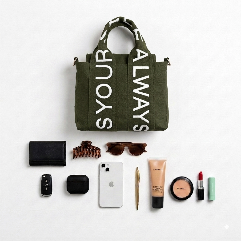 Letter bag olive - ORA
