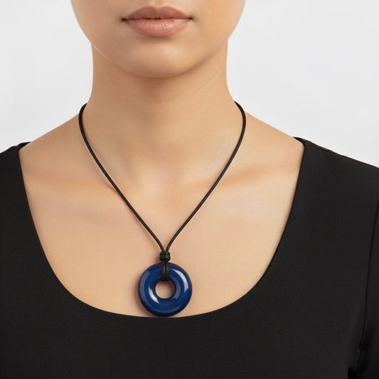 Indigo Orb Necklace - ORA