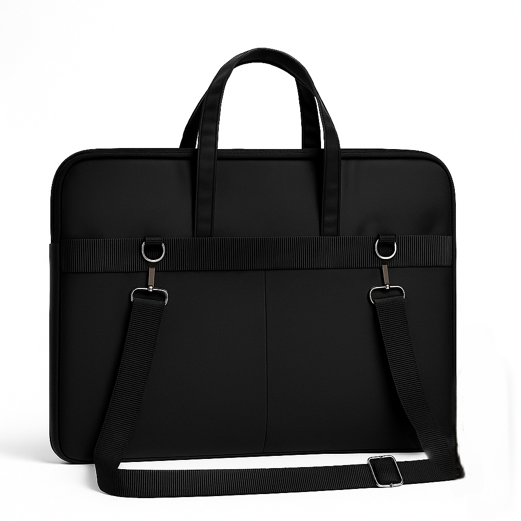 ORA Attache Laptop Bag-Black - ORA